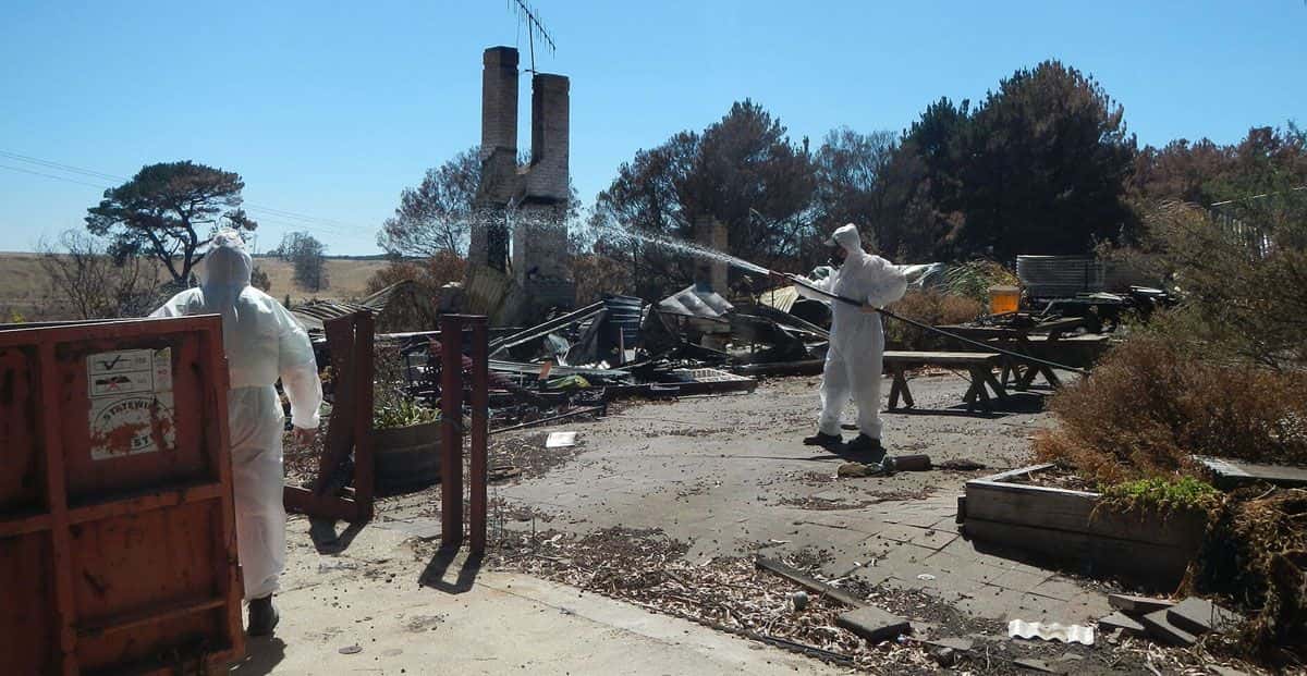 Carngham Fires Asbestos Removal project
