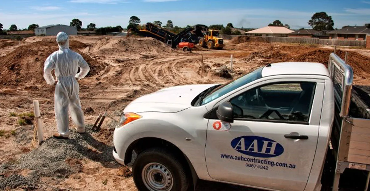 Asbestos removal before demolition