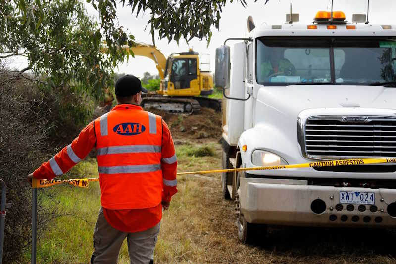 soil remediation with team member
